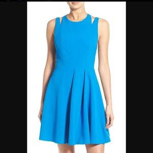 Cobalt Blue Criss Cross Back Strappy Dress